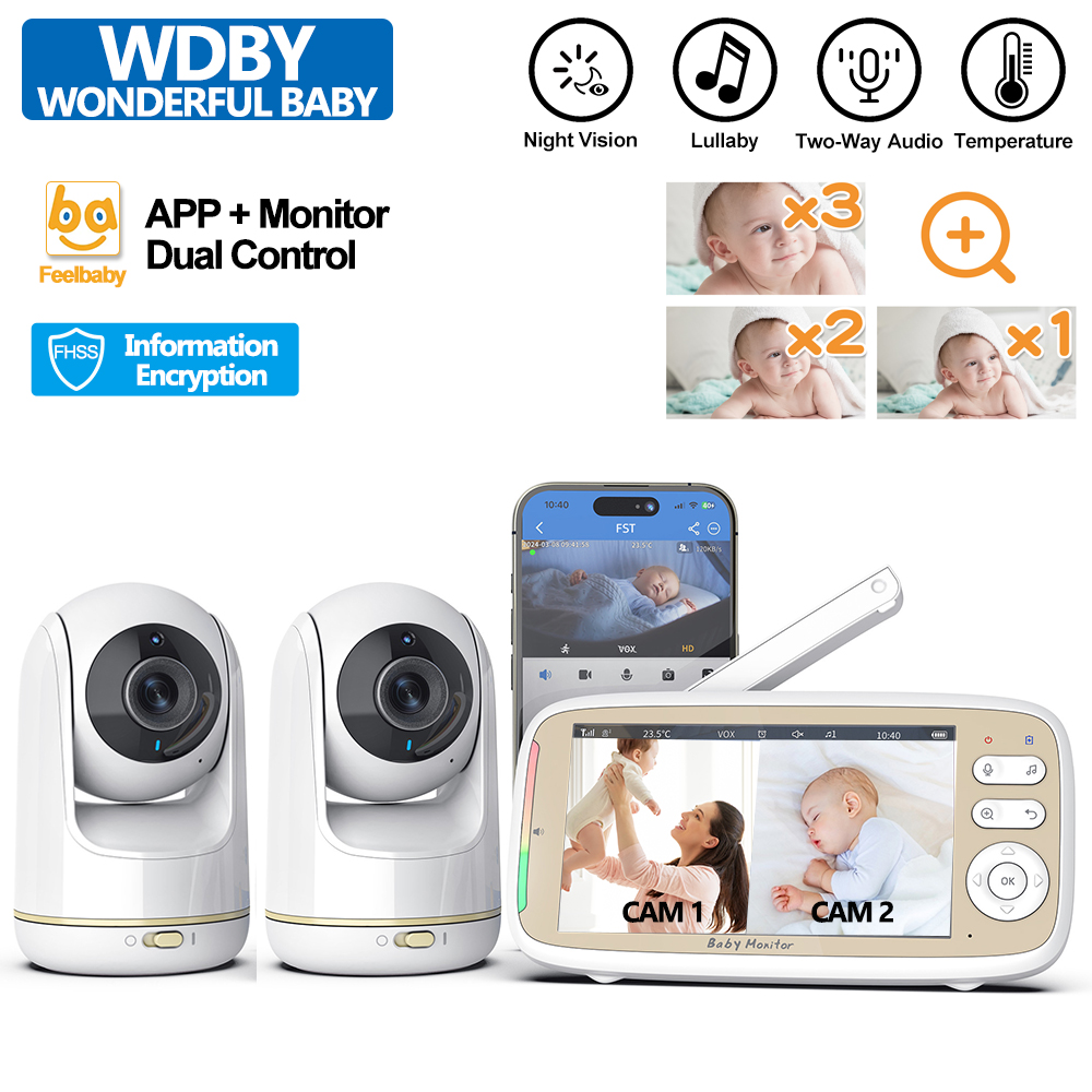 Home Cinema Wireless - VB803 PRO Babyfoon, met 2st Zoom