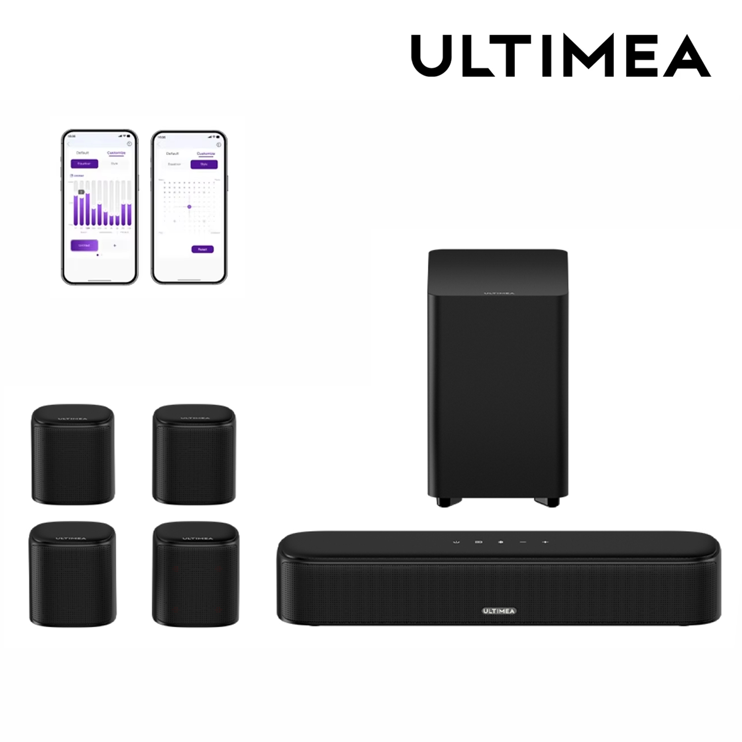 Audio Home Cinema - ULTIMEA 7.1-kanaals soundbar-systeem voor tv met